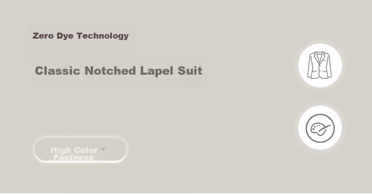 Shirt Lao Luo [President T2] Notched Lapel Zero-Dye Colorfast Easy-Care Business Suit Jacket 247B0S508N 2