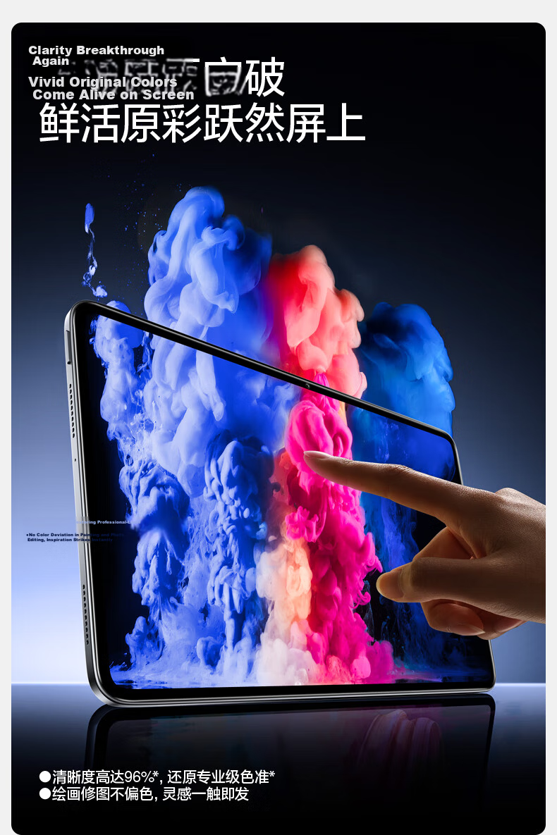 Shanmo Tempered Glass Screen Protector for Xiaomi Pad 7S Pro, 12.5-Inch, 2025 Model, 7spro, Dust-Free Box, Anti-Dust, Anti-Fingerprint, HD Protective Film 10