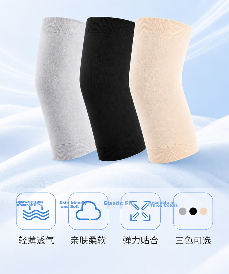 Langsha Pure Cotton Warm Knee Pads for Cold Legs, Men and Women, Meniscus Injury Protection, Autumn and Winter Cold-Resistant Knee Sleeves 14