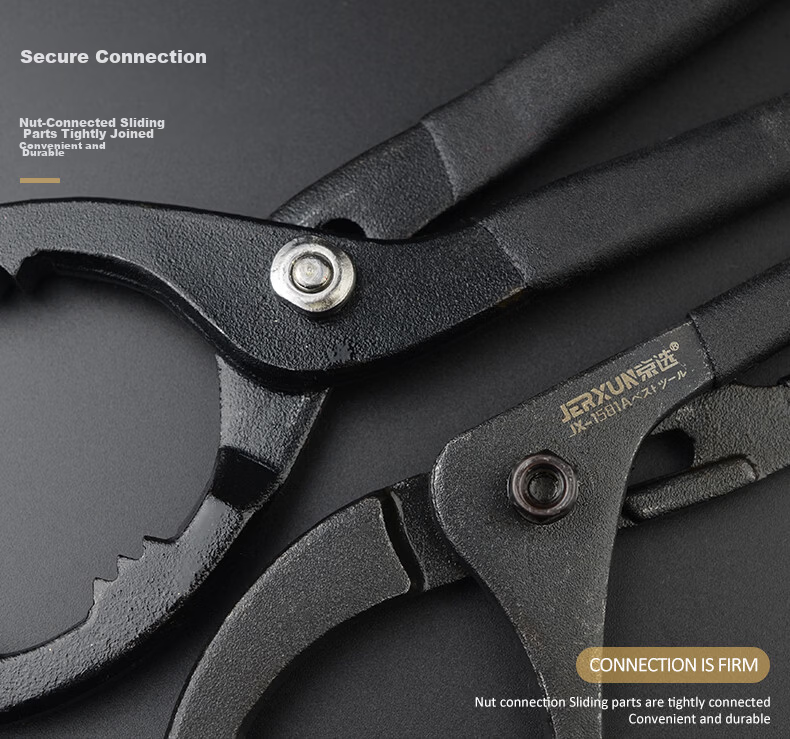 JERXUN Filter Wrench Oil Filter Removal Pliers Universal Oil Filter Wrench Tool 9