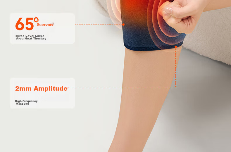 KeepFit Knee Massager Heat Pad Leg Massager Therapy Knee Pain Relief Synovitis Joint Pain Warmer Gift for Parents K20S 7