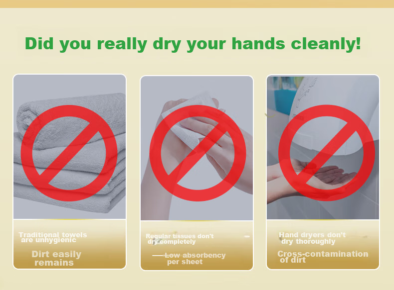 Qingfeng Commercial Hand Towel Paper, 2-Ply, 150 Sheets * 20 Packs, Thickened Absorbent Hotel Kitchen Bathroom Hand Towel Paper, B911A2W 3
