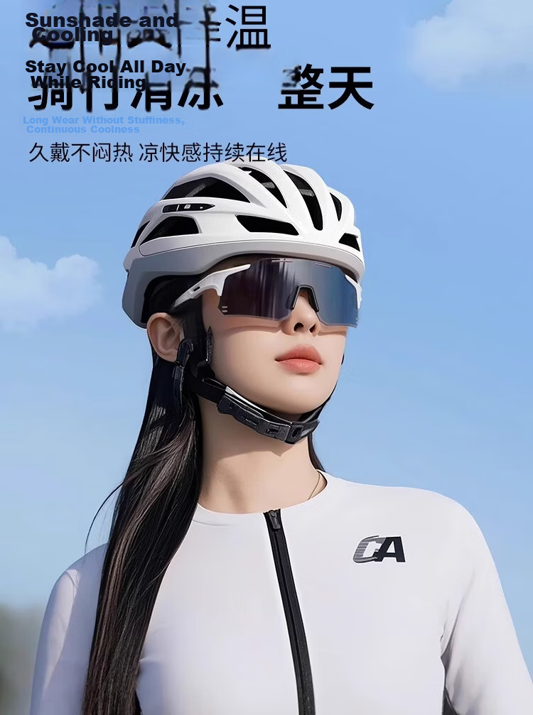 FENCHI Cycling Glasses Outdoor Sports Day and Night Use Photochromic Windproof Running Goggles White Frame Photochromic Lens 10
