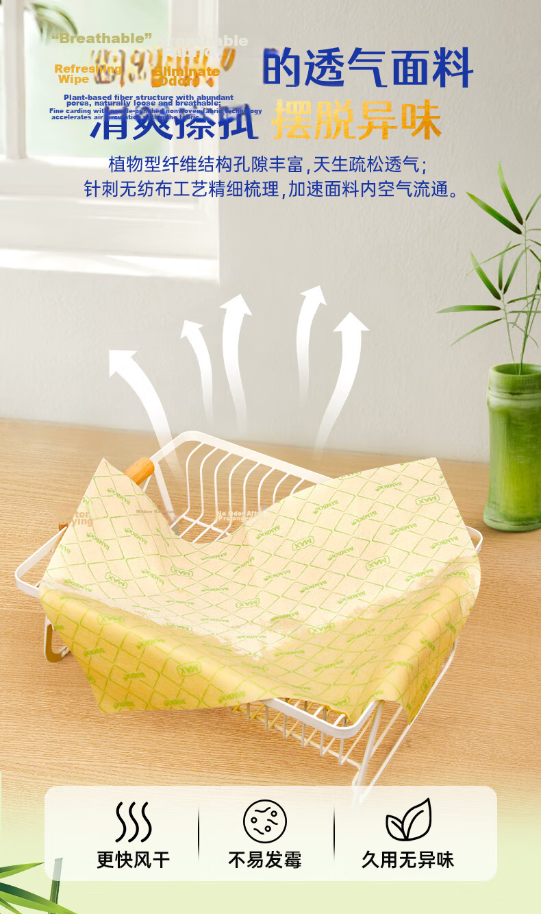 Huizao Abrasive Sponge Scrubber, 12 Pieces, Oil-Resistant Kitchen Dishwashing Cloth, Pot Scrubber, Steel Wool Alternative 4
