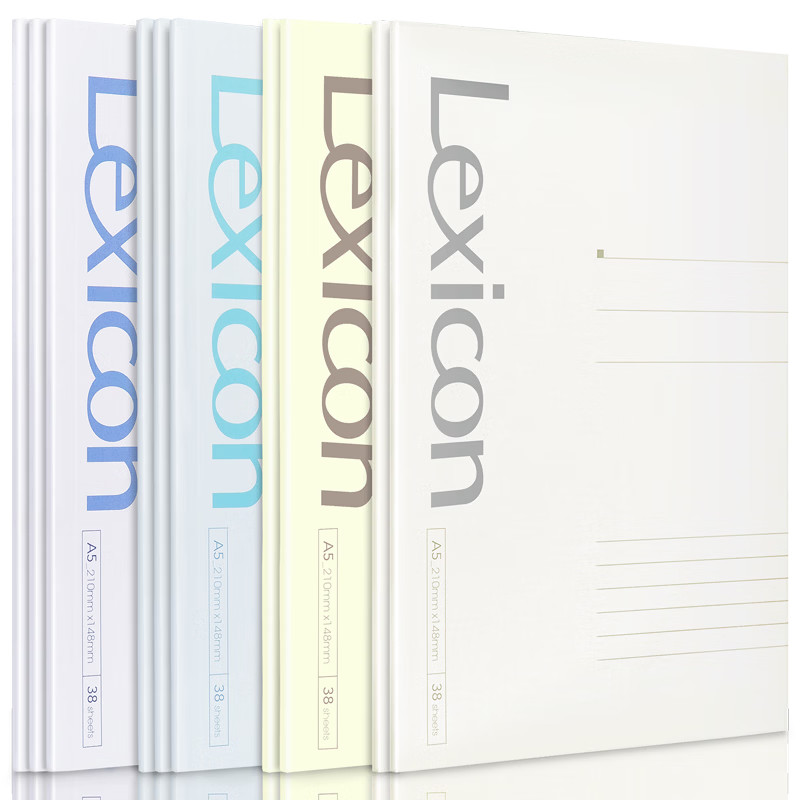 Deli 10-Pack A5 38-Sheet Wire-Bound Softcover Notebooks - Journal/Diary/Work Notebook Office Stationery 33385