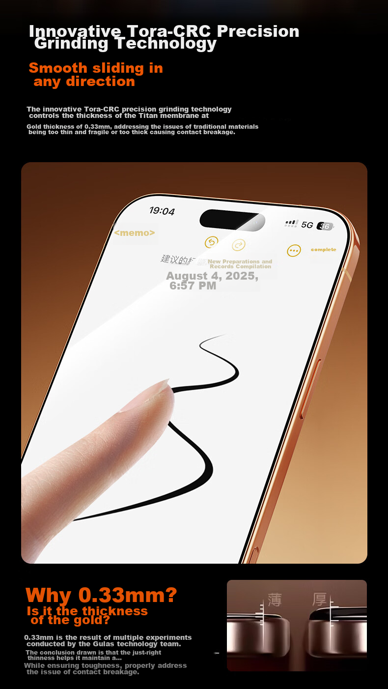 Torras Titan Full-Screen Protector 2-Pack for iPhone 17 Pro Max Tempered Glass Screen Protector, Anti-Drop, Full Coverage, Dust-Free, HD Film 7