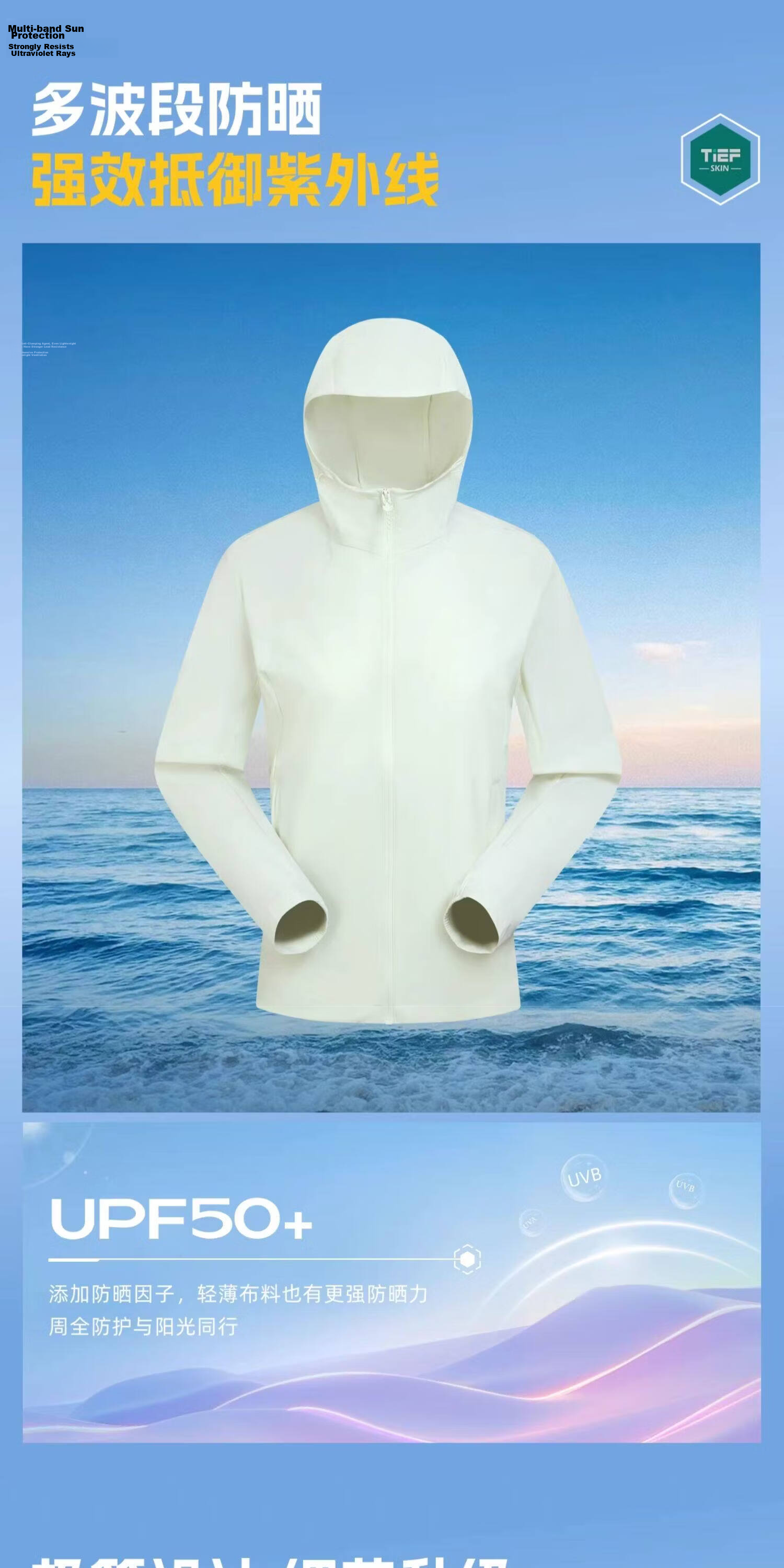 TOREAD Sun Protection Jacket Outdoor UV Protection Lightweight Breathable Skin Jacket Coat Unisex Quail Feather Green XL 2