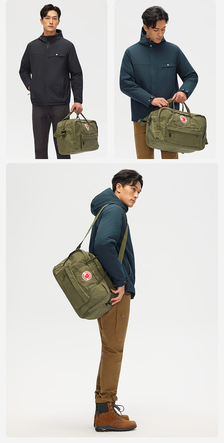FJALLRAVEN Kanken Single and Double Shoulder Backpack Large Capacity Gym Bag 23802-457 Lavender Purple 30L 13