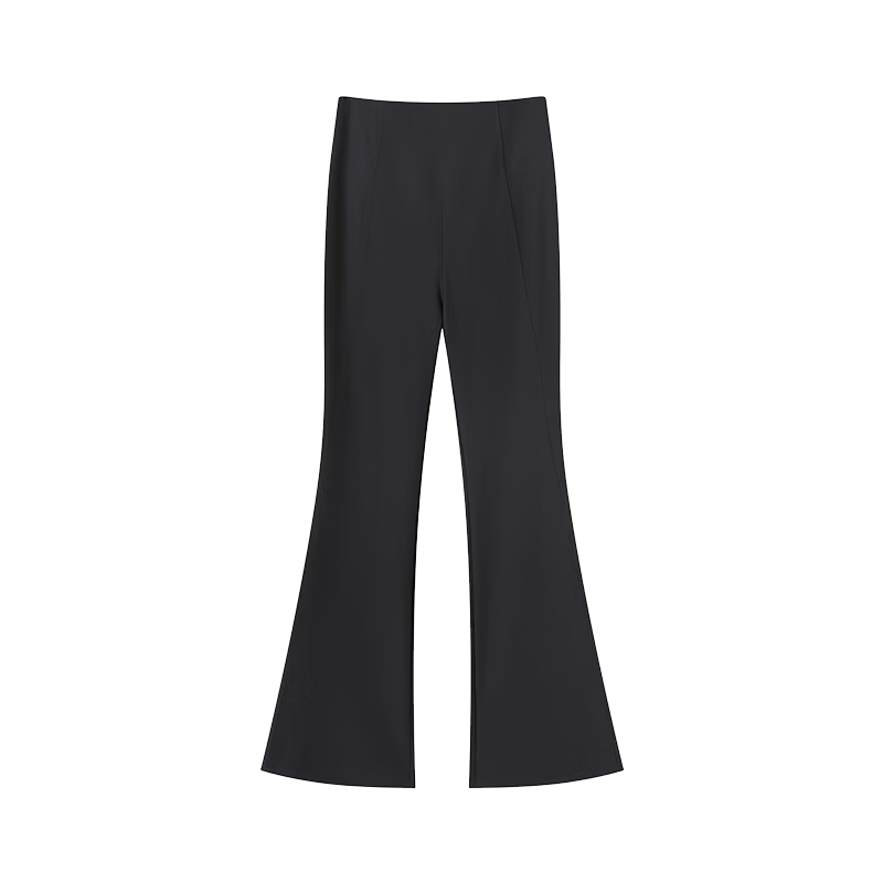JD Jingzao Shark Flared Yoga Pants for Women 2026 Spring Slim Fit Sportswear Black L