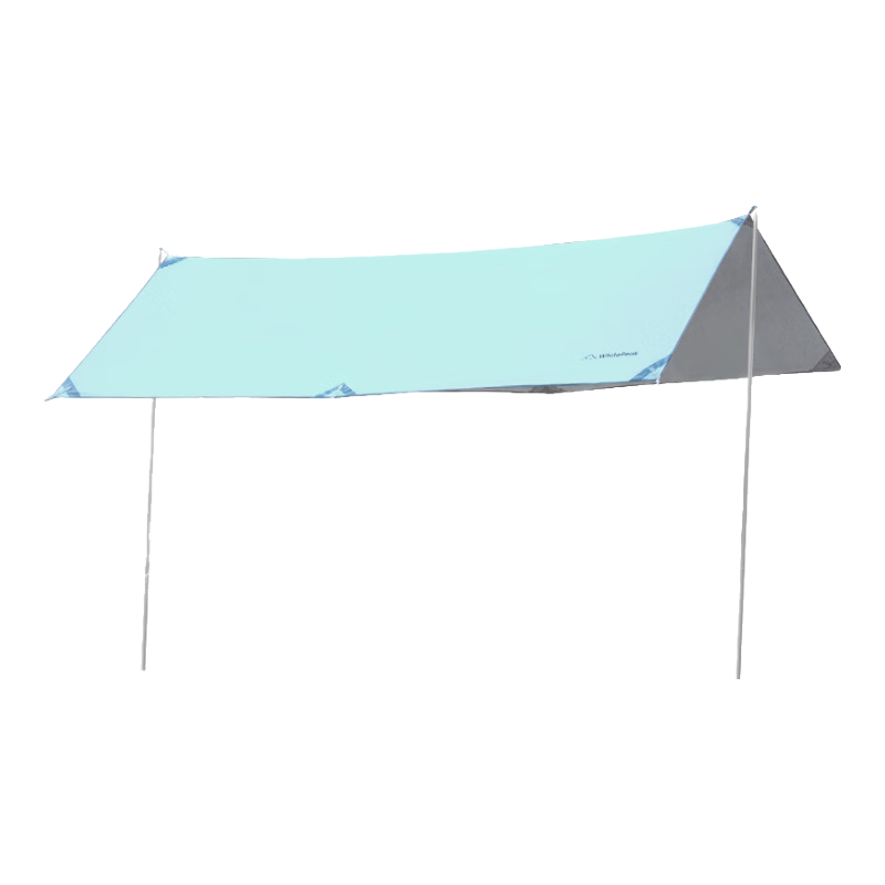 WhitePeak Silver-Coated Hexagonal Sunshade Tent for Outdoor Camping, Sun Protection, Rain Protection, Portable Picnic Tarpauli
