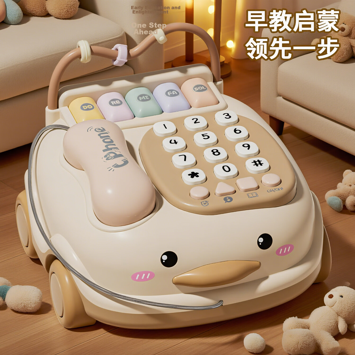 BEN NI Baby Toy Phone 1-3 Years Old Toddler Mobile Simulation Educational Toy for Boys and Girls Early Learning Infant
