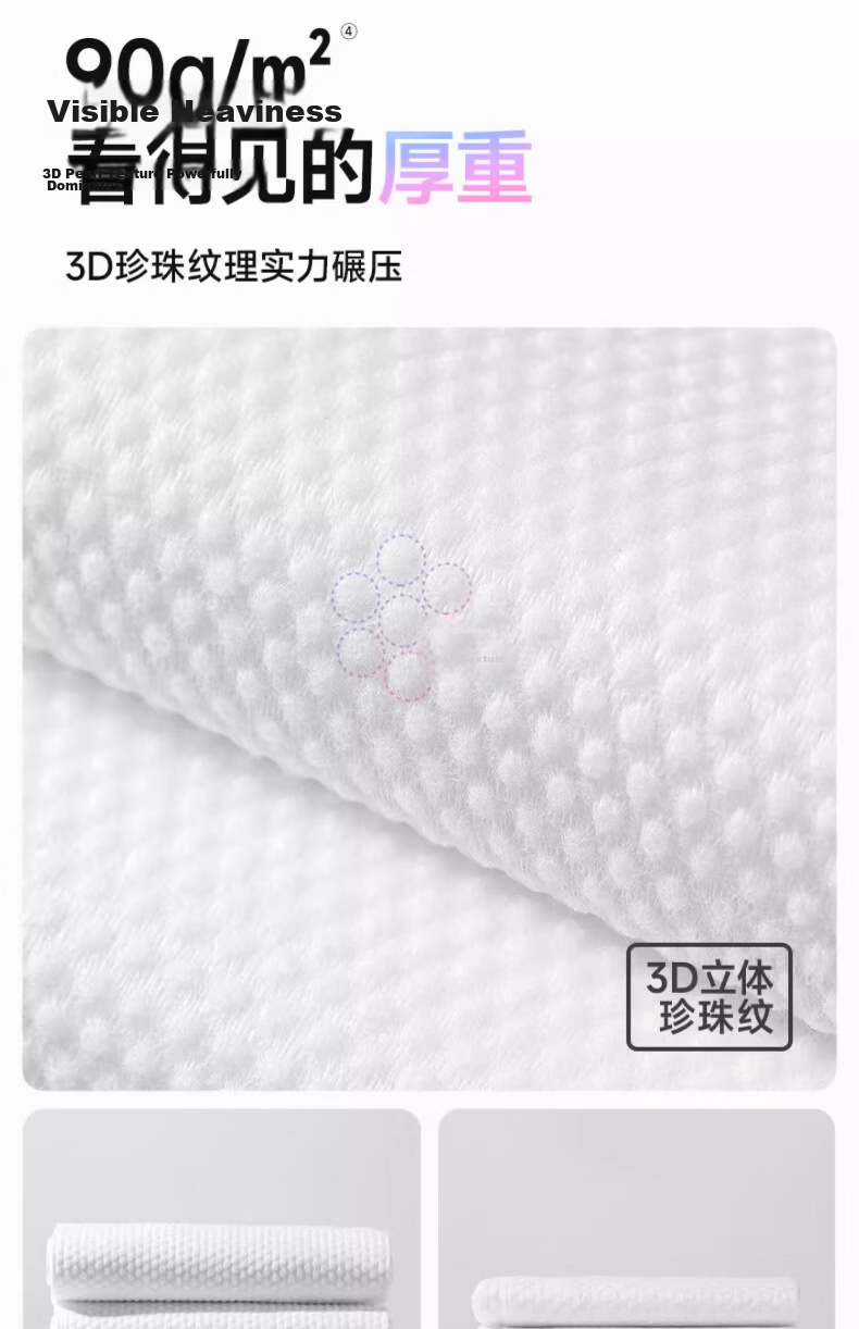 Deyou [Dilraba Same Style] Disposable Bath Towel Portable Travel Pack Large Thickened Individually Packaged 2 Pieces 10
