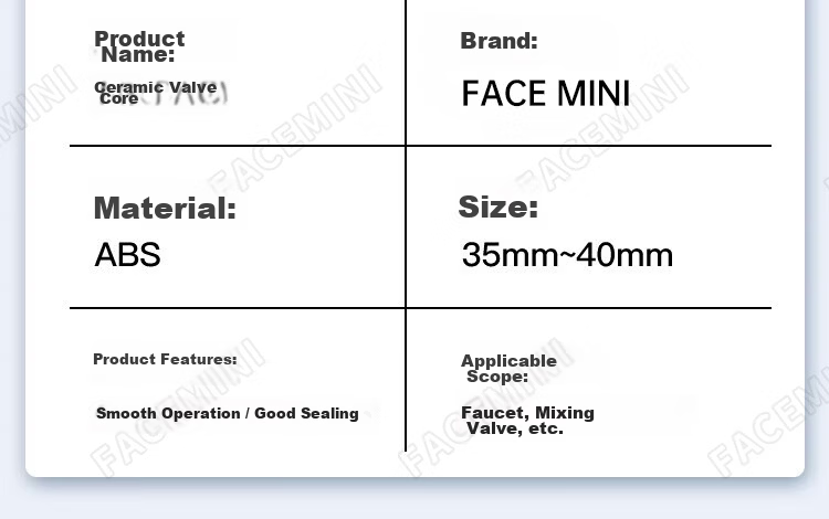 FACE MINI Faucet Valve Core Four-Piece Set Compression Cap Wrench Mixer Valve Installation and Removal Shower Multi-Function Repair Tool 12