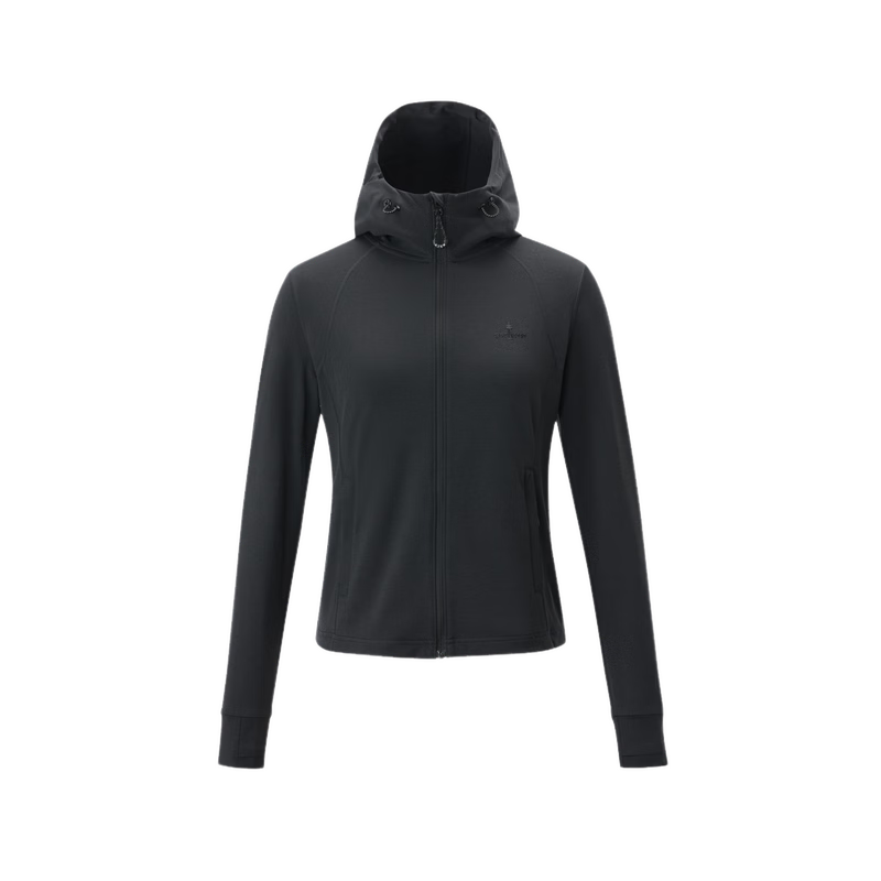 Biyinlefen Extreme Sun Protection T 2026 Spring New Women's Casual Quick-Dry Hooded Knit Jacket