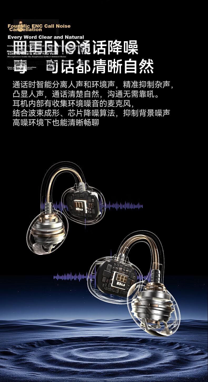 Xiaodu 2026 Latest G200 Bluetooth Ear Clip Bone Conduction Wireless Open Smart Noise-Cancelling Long Battery Life Earphones Compatible with Apple Huawei Lily White 8