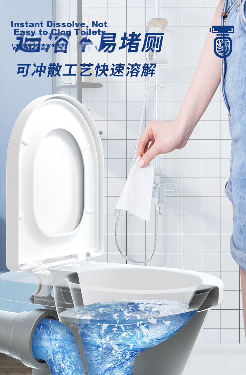 Yuanai Core Roll Paper Commercial 4-Ply 70g*120 Rolls Hotel Guest Room Toilet Tissue Bulk Box 4