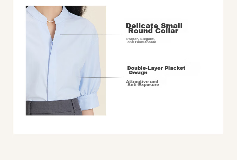Dajiasi Women's White Short Sleeve Shirt Formal 2026 Summer New Interview Workplace Commuting Elegant Professional White Shirt 8