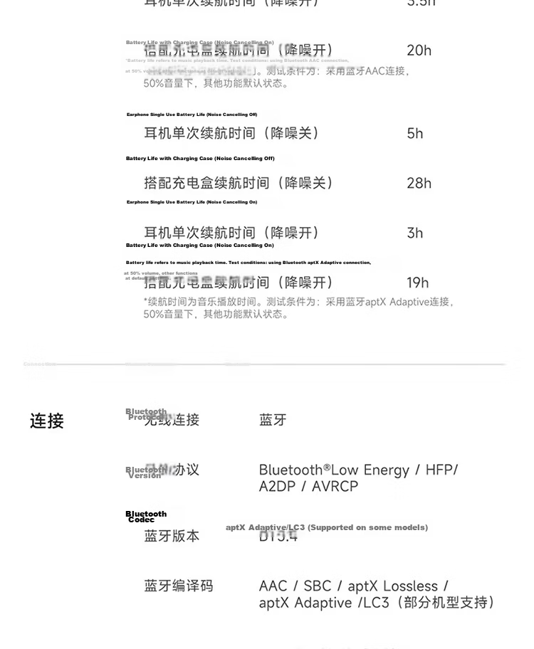 MI Xiaomi Buds 6 Earphones Semi-In-Ear Bluetooth Earphones Comfortable Fit for Android and Apple Phones Pearl White 23