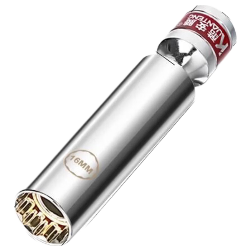 Kuanteng Car Spark Plug Socket Wrench Removal Tool 14mm 16mm Extended Magnetic Universal Socket Head