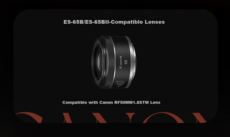 Llano Camera Lens Hood for Canon RF 50mm f/1.8 STM, 43mm Lens Hood Compatible with R7 R10 R50 RP, Replacement ES-65B 2