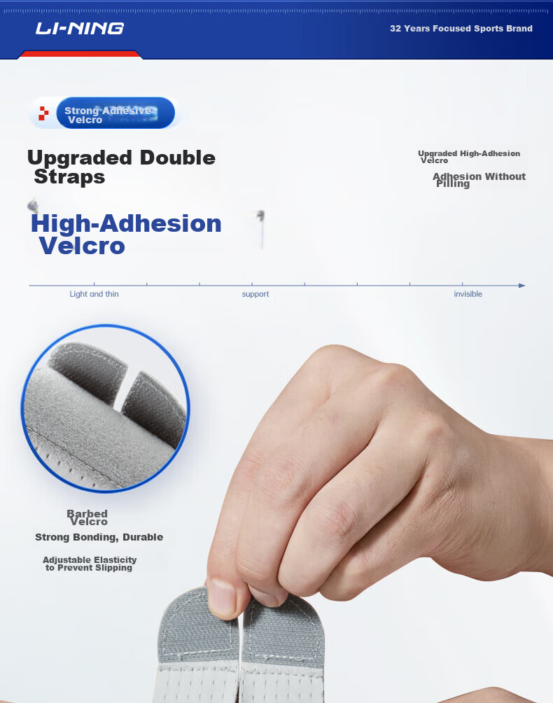 LI-NING Wrist Support Brace for TFCC Tendonitis Fitness Wrist Injury Sports Stabilizer Compression Sleeve for Badminton and Bench Press 17