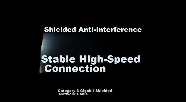 Ugreen Cat6 Shielded Ethernet Cable CAT6 Gigabit Network Cable 8-Core Twisted Pair Anti-Interference Patch Cord Black 3m 55173 2