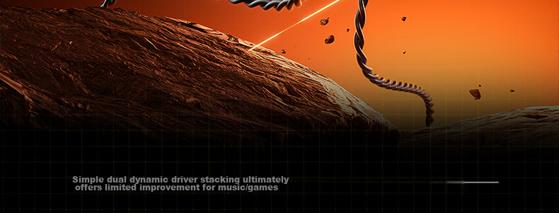 IKF Xuan Ying Wired In-Ear Gaming Headset with Mic 3.5mm Sound Localization E-Sports Dual Dynamic Driver Delta FPS Tuned Computer Microphone 2-in-1 Burnished Brown 16