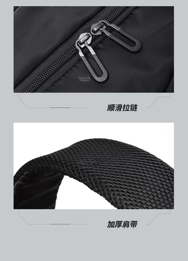 361° Men's Backpack Large Capacity Laptop Bag Business Commuter Travel Waterproof Lightweight School Bag 16