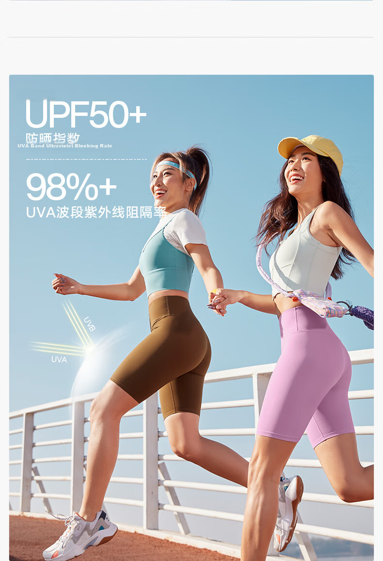 VFU Small Glutinous Elastic Fitness Shorts Five-Point Cycling Pants Women High-Waist Tight Sports Spring Summer Mousse Purple S 4