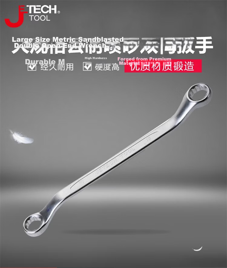 JETECH Double-Ended Crowfoot Wrench Multi-Functional Plumbing Faucet Universal Wrench Auto Repair Tool OFS14-17 1