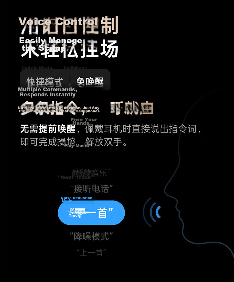 IFLYTEK AI Conference Headphones Pro3, Smart Noise-Cancelling Bluetooth Wireless Earphones, Translation Device for Overseas Travel, Compatible with Apple And Huawei, Office Gift Box 15