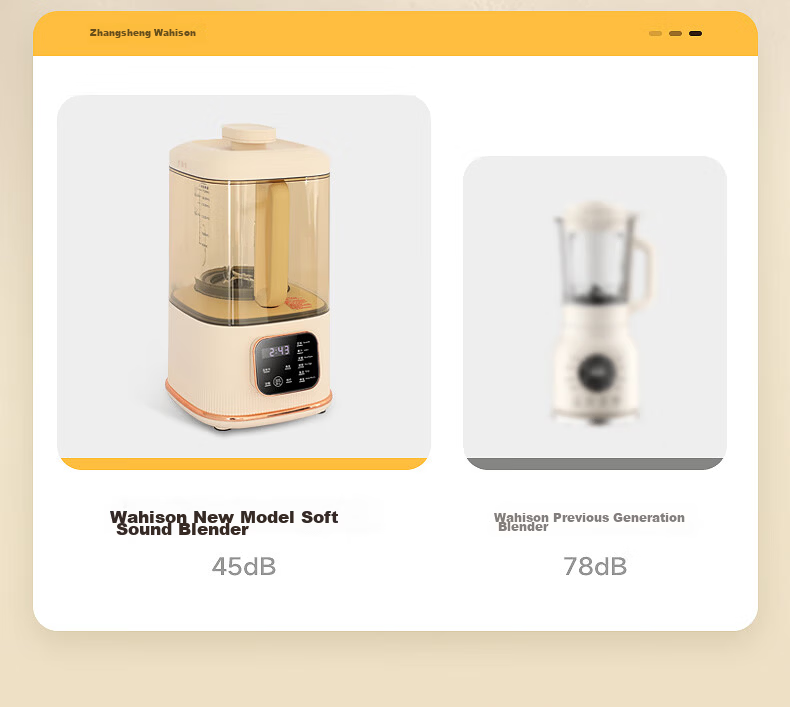 Wahson Low-Noise Household Blender Soy Milk Maker Fully Automatic No-Cook Multigrain Soundproof Cover 45dB 1.75L Large Capacity WS-878A 4