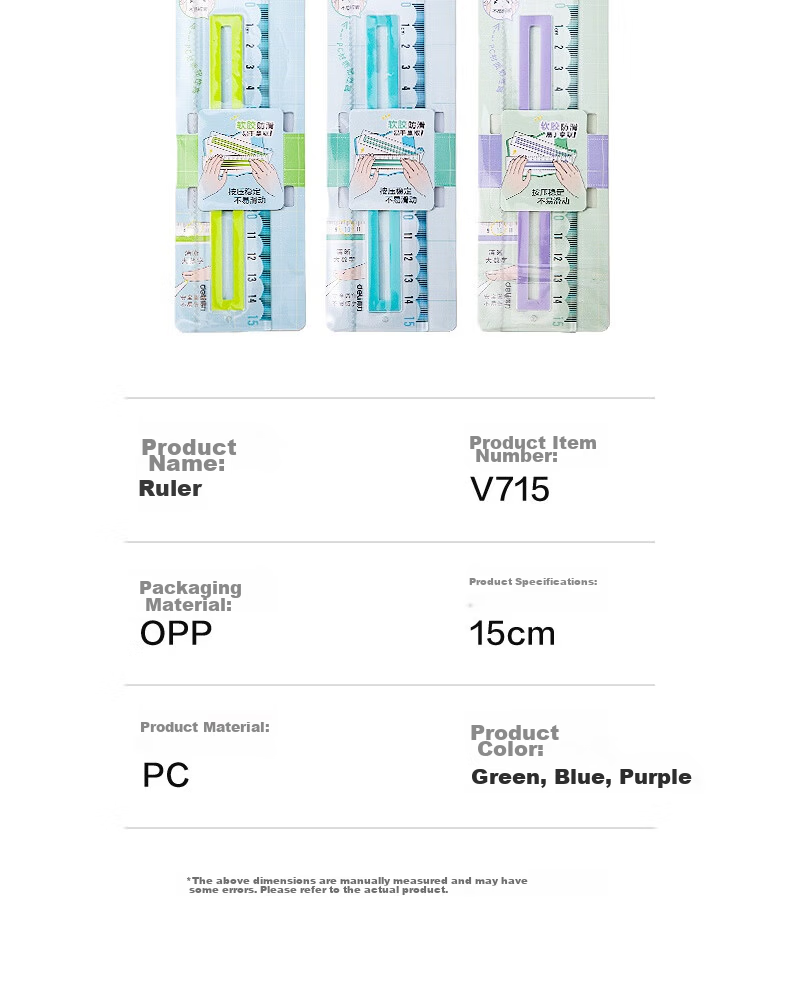 Deli 15cm Transparent Soft Ruler Set of 4: Straight Ruler + Triangle Rulers *2 + Protractor / Durable, Not Easily Broken, Flexible Measuring Tools for Students' College Entrance Exam And Blessing Gifts 11