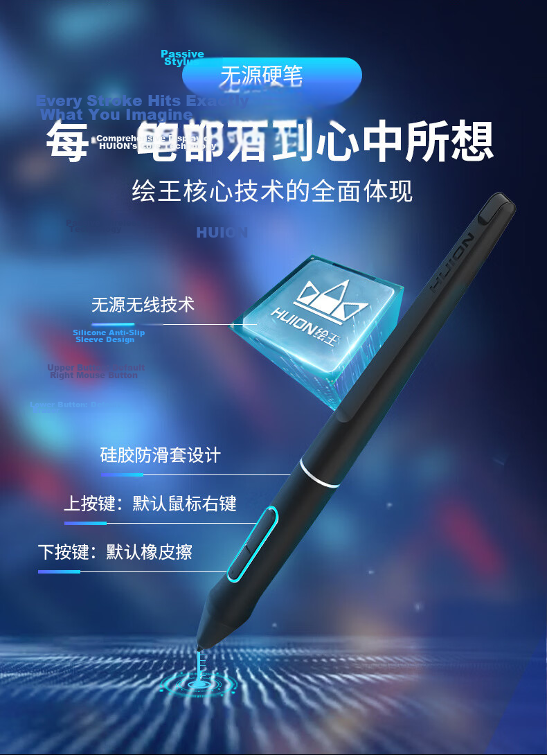 HUION Kamvas16 Gen3 (2.5k) Smart Digital Display, Connectable to Phone for Drawing, Computer Graphics, LCD Drawing Tablet, 4.0 Digital Hard Pen, Factory Color Calibration Report 11