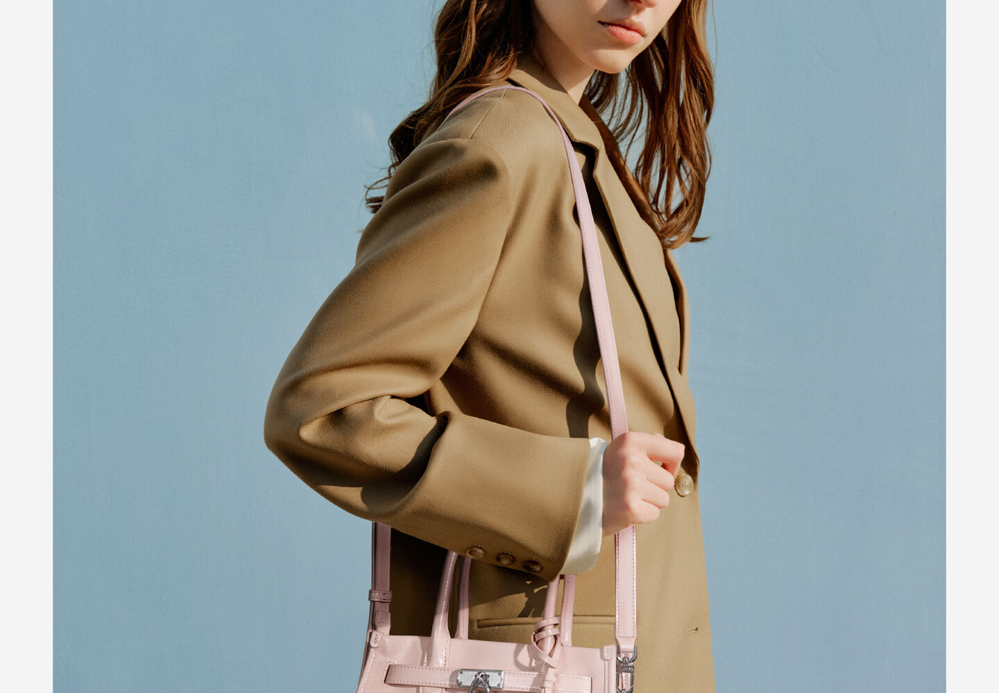 NUCELLE Angelababy Style Genuine Leather Dream Baguette Bag 26 New Commuter Shoulder Underarm Tote Handbag Gift 35