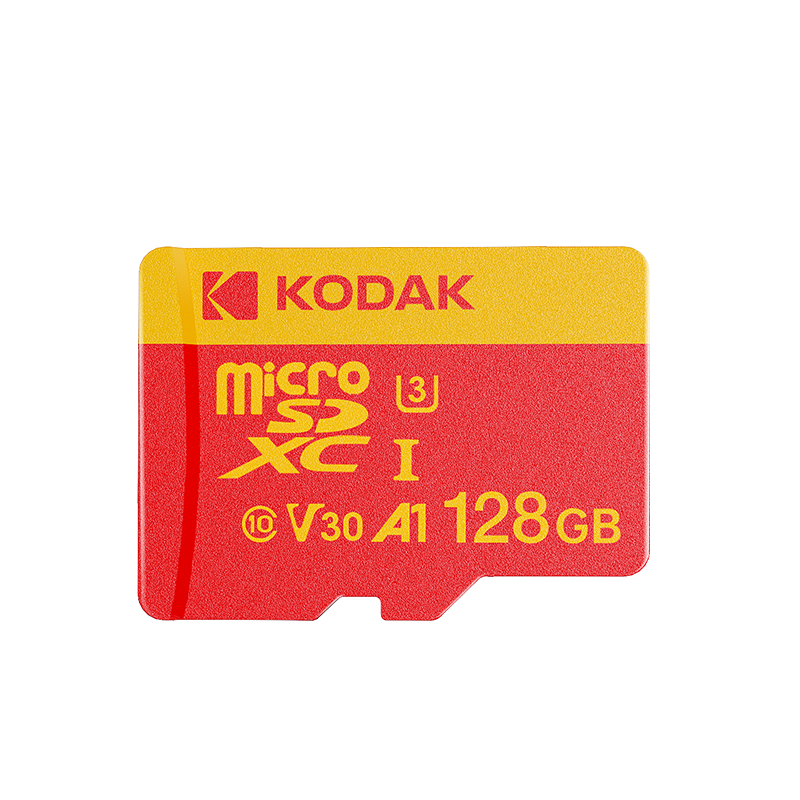 KODAK 1282GB TF (MicroSD) Memory Card A1 U3 V10 4K High Durability Dash Cam & Surveillance Camera Memory Card 100MB/s Read Speed