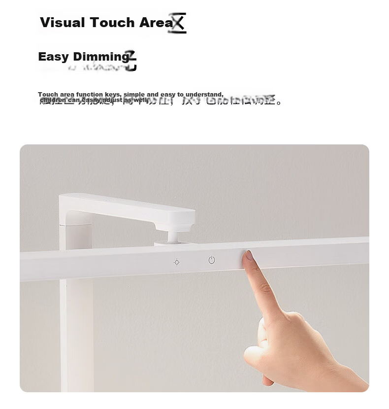 Hongmengzhixuan Desk Lamp, Eye Protection for Study, National AA-Grade, Children's Reading And Writing Lamp, Large Wide Rotatable Lamp Head 20