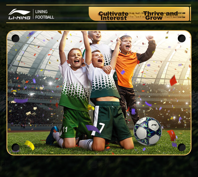 Li-Ning Football No.5 Adult Youth Standard Middle School Student Competition Training Durable Football 6
