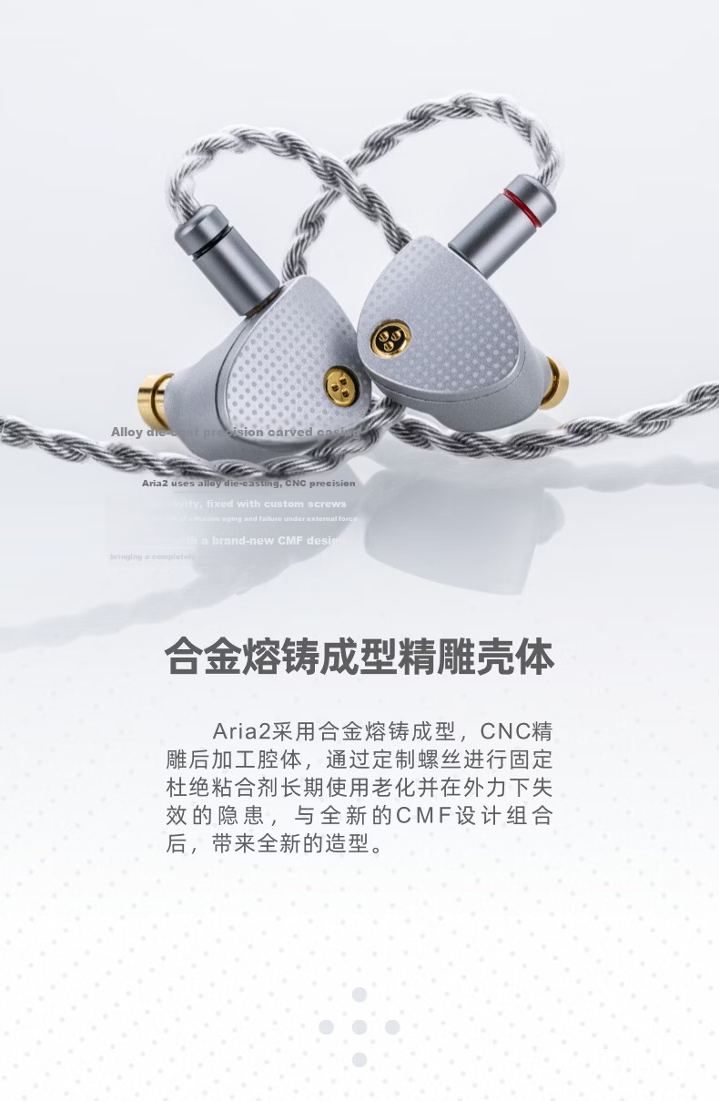 Shuiyueyu Aria2 Aria 2 In-Ear Dynamic HIFI Earphones Detachable 3.5mm/4.4mm Plug 0.78mm Pin 9