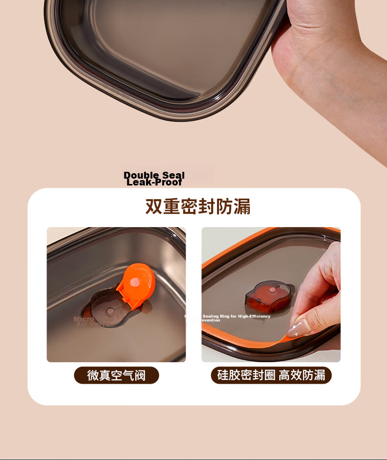 Ymer 316L Stainless Steel Insulated Lunch Box Microwave Safe Office Canteen Compartment Bento Box 19
