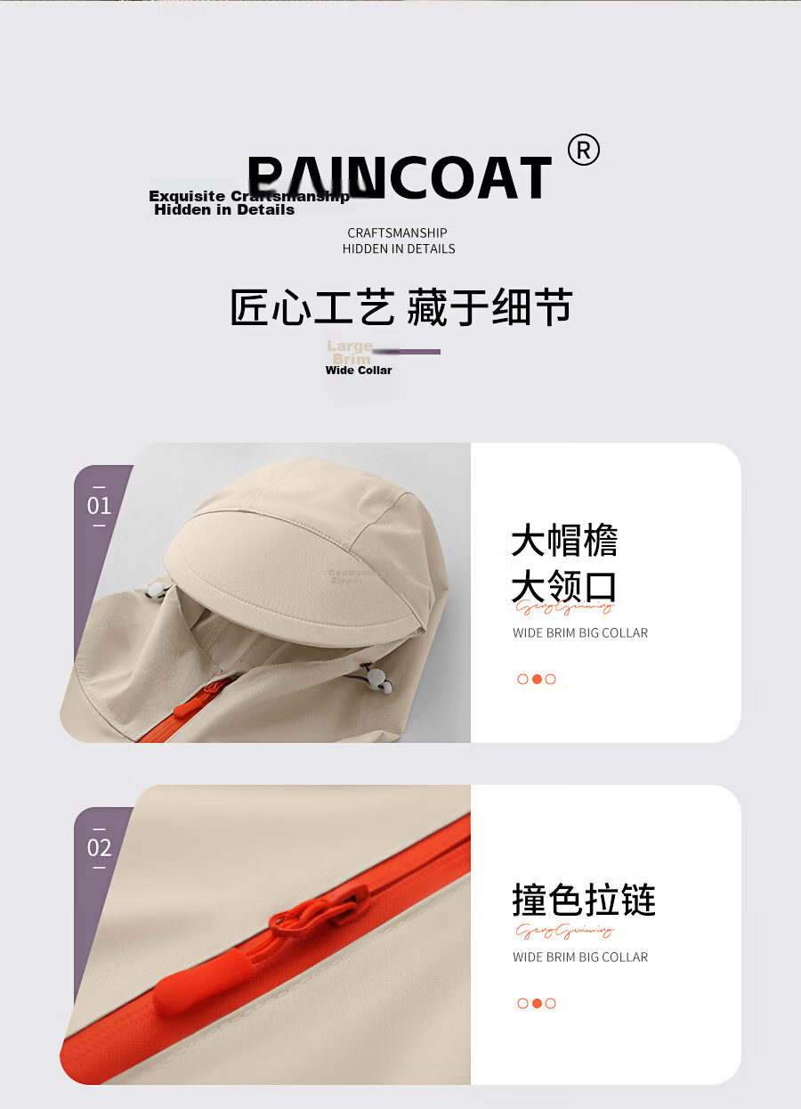 Zhengyu Electric Scooter Raincoat, Long And Extended Design for Heavy Rain Protection, Separate Sleeves for Men And Women, Battery-Powered Scooter Cover 11