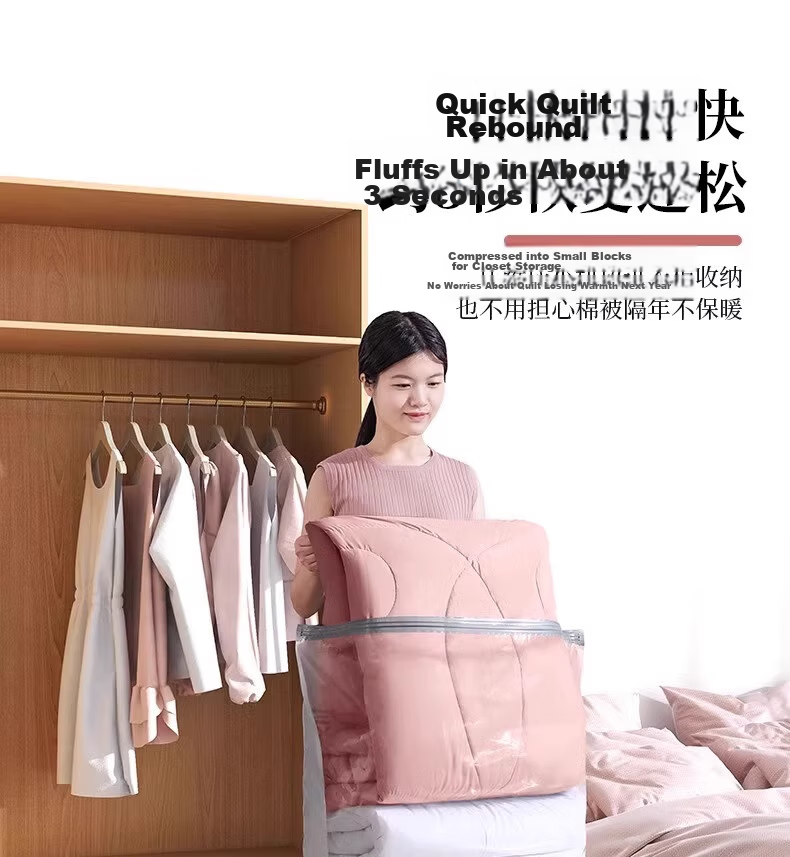 Antu Vacuum Compression Storage Bag Electric Air Pump for Quilts Clothes Down Jackets Sealed No-Pump Organizing Bag 8