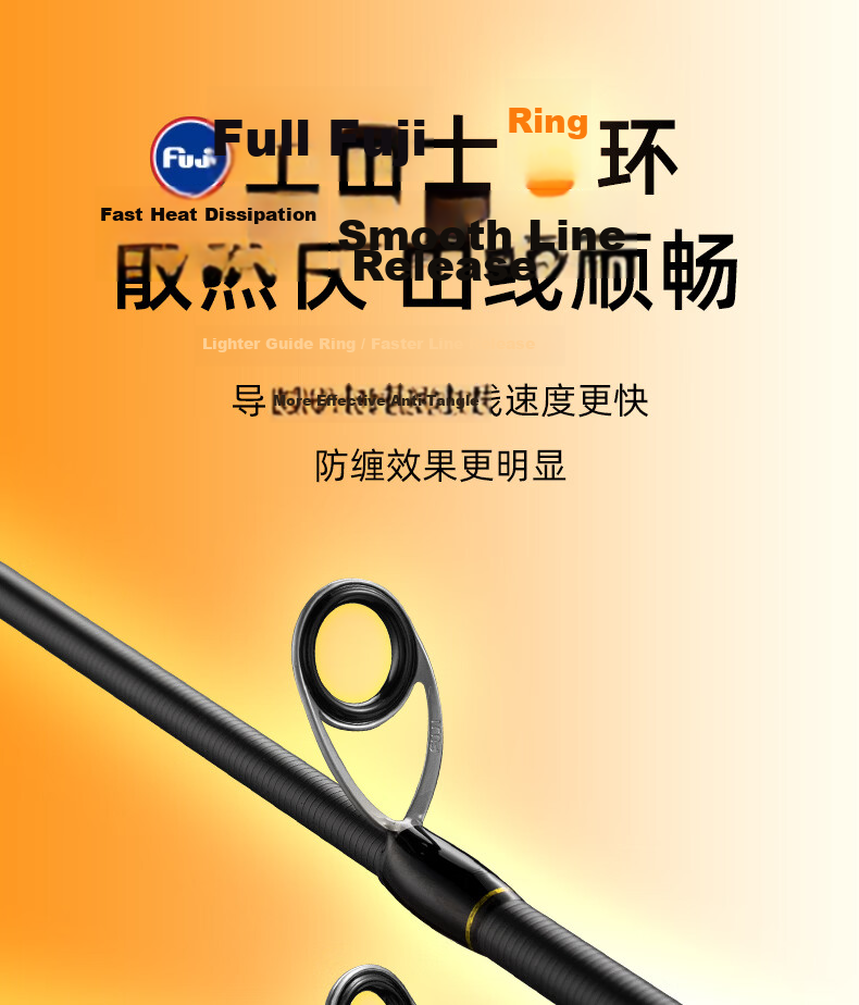 Jihu 1.8m Jihu PRO Straight Handle Telescopic L-Tuned Micro Lure Fishing Rod for Whitebait and Mackerel 8