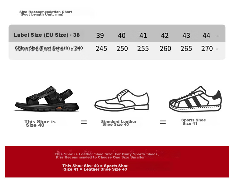 Bull Family Men's Leather Summer Sandals New Genuine Leather Thick Sole Beach Shoes Outdoor Dual-Wear Casual Slippers Middle-Aged and Elderly Dad Shoes 10