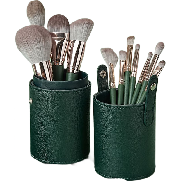 BOB Makeup Brush Set 14 Pieces Foundation Powder Contour Blush Highlight Concealer Nose Detail Brushes Full Set Birthday Gift