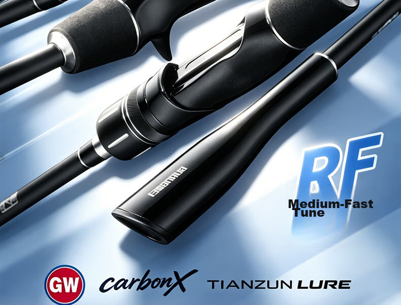 GW 2.28m M Power Straight Handle Tianzun Lure Fishing Rod Universal Long Cast Lure Rod Smooth Rod for Qiaozui and Blackfish Fishing 2