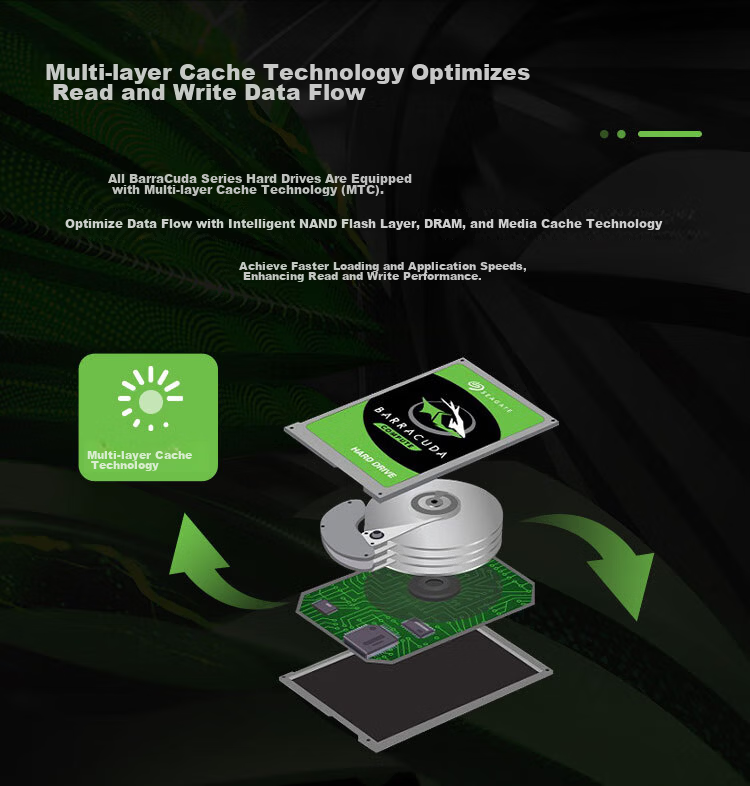 SEAGATE NAS hard drive 8TB private cloud 256MB CMR vertical silent low-power mechanical hard drive SEAGATE Kuolang Pro data recovery service ST8000NT001 3