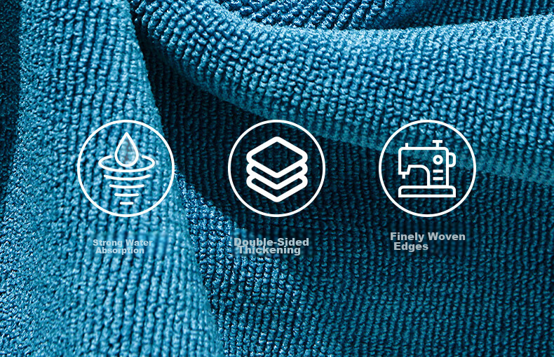 Chexiaowei Car Wash Towel, Specialized for Cleaning Cars, Absorbent, Streak-Free, Lint-Free, for Car Use, 2 Pieces 5