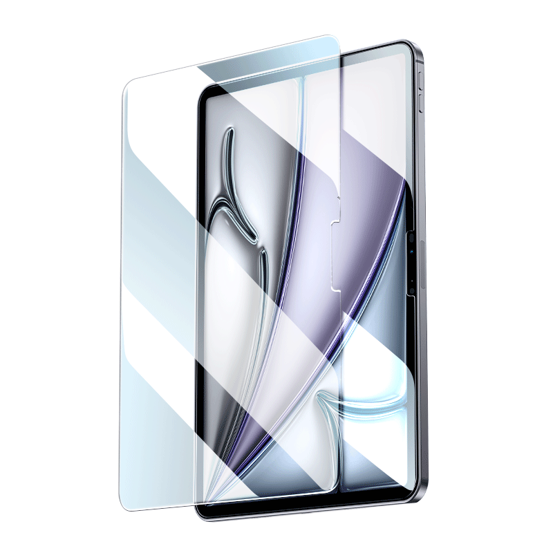 Shanmo Tempered Glass Screen Protector for iPad Air 8/7/6 11-inch 2026/25 Model M4 Chip Apple Tablet Full-Screen Anti-Drop Anti-Fingerprint HD Protective Film