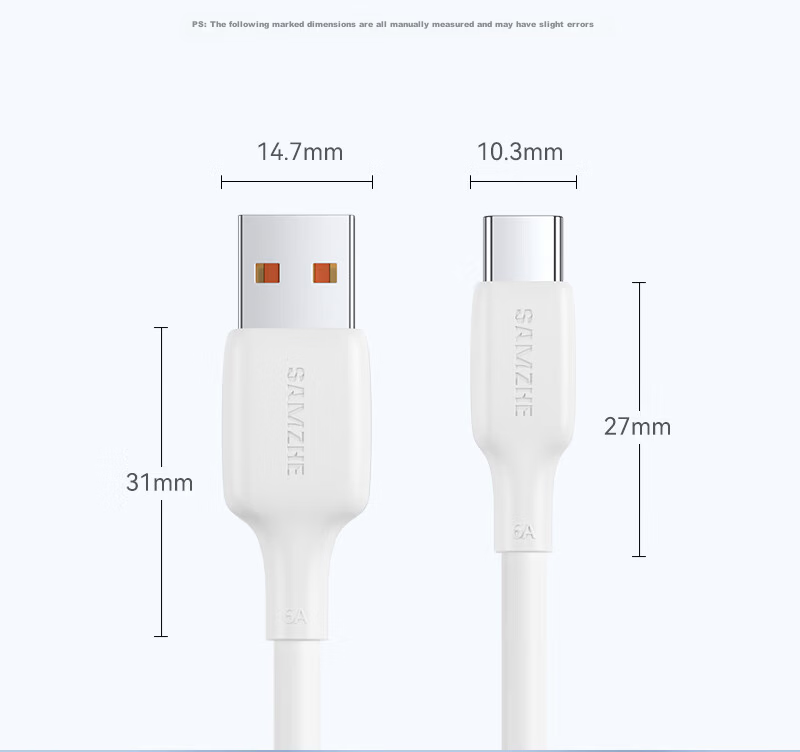 Sanze Type-C Data Cable 100W/66W Super Fast Charging 6A for Huawei Honor Pura80/70/Mate70/60Pro Android Car Charger 1.5m 21
